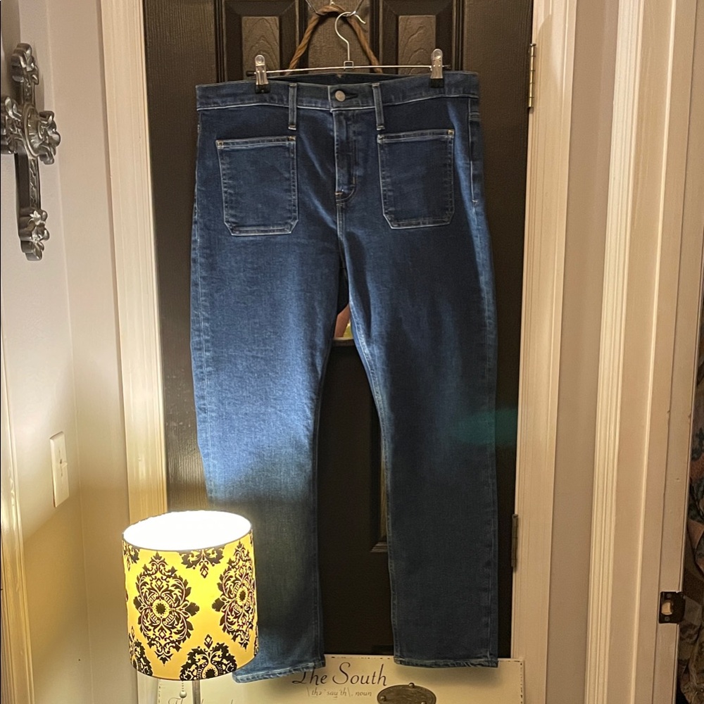 GAP Women's Straight Leg Jeans - Deep Indigo